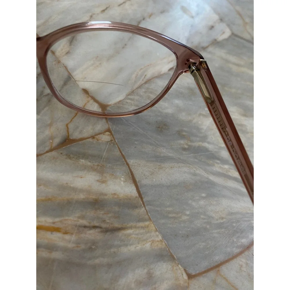 Bio-eyes BE221 Mauve Pink Oval Bifocal Eyeglasses Retro Frames